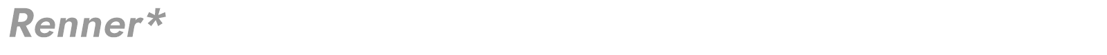 Renner* font preview